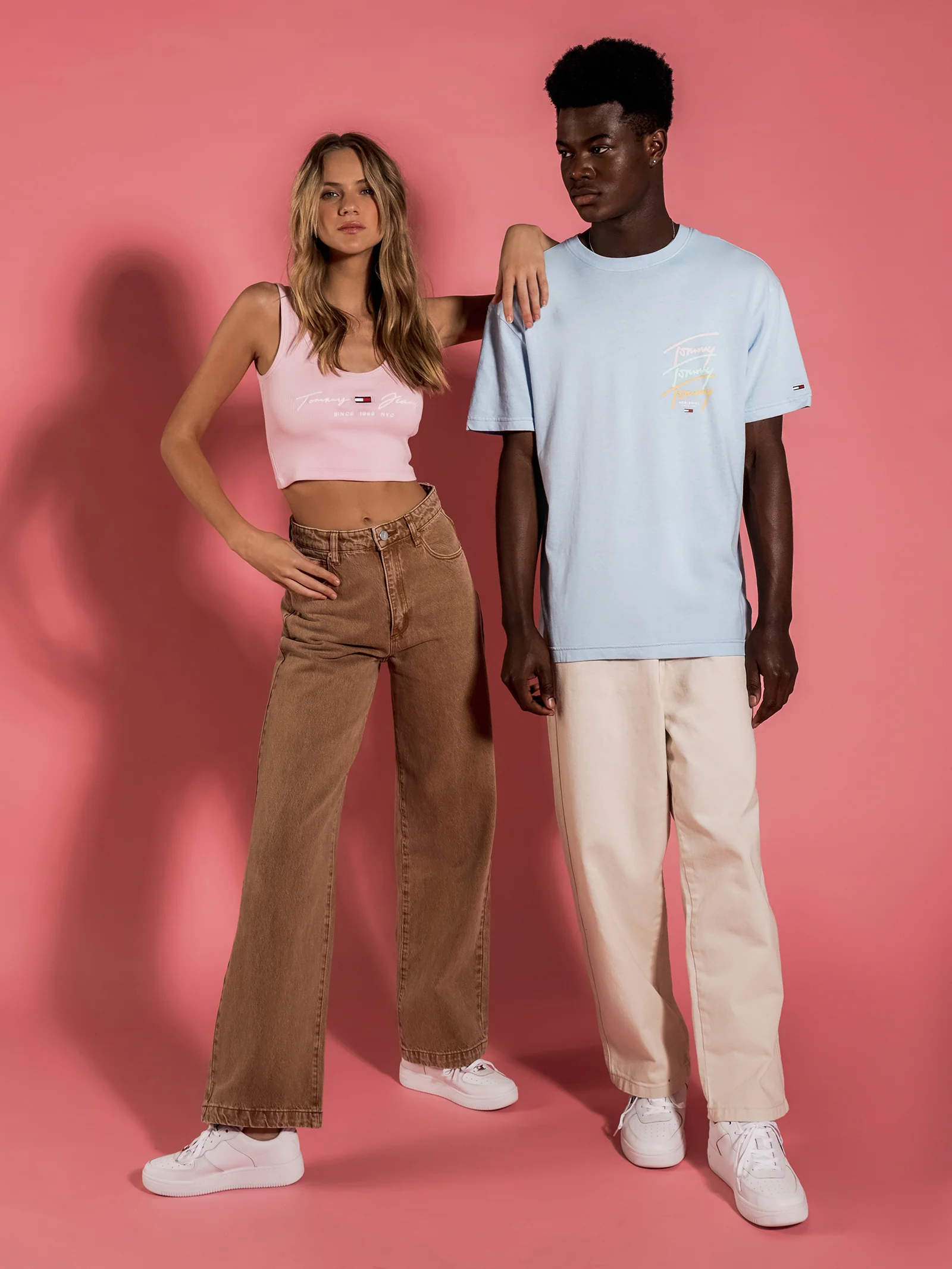 Pastel Repeat Signature Logo T-Shirt - Image 5